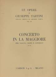 Konzert A-Dur D96 : für Violine, - Giuseppe Tartini
