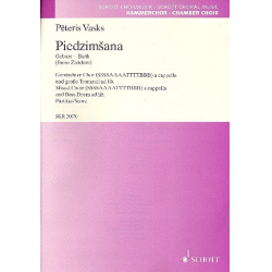 Piedzimsana : für gem Chor a cappella - Peteris Vasks