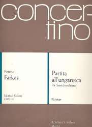 Partita all ungaresca : - Ferenc Farkas / Arr. Wolfgang Fortner