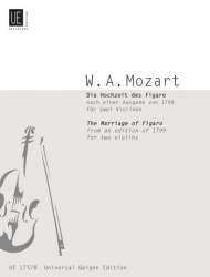 Die Hochzeit des Figaro : nach - Wolfgang Amadeus Mozart