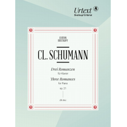 3 Romanzen op.21 : für Klavier - Clara Schumann