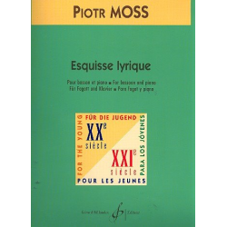 Esquisse lyrique: für Fagott und Klavier - Piotr Moss