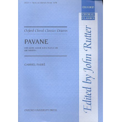 Pavane op.50 : for mixed chorus - Gabriel Fauré