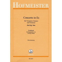 Konzert Es-Dur für Trompete und Orchester : - Anonymus