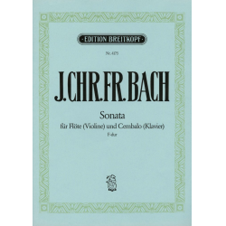 Sonata F-dur - Johann Christoph Friedrich Bach / Arr. Wilhelm Hinnenthal