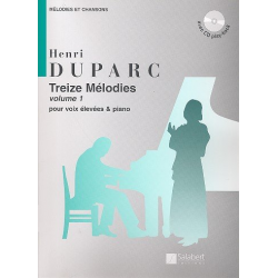 13 Melodies vol.1 (+CD) : pour voix - Henri Duparc