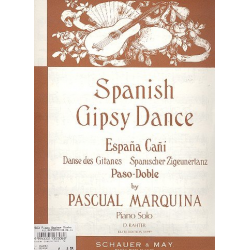 Spanischer Zigeunertanz : für Klavier - Pascual Marquina