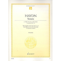 Sonate e-Moll : für Klavier - Franz Joseph Haydn