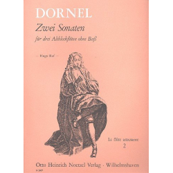 2 Sonaten : für 3 Altblockflöten - Louis-Antoine Dornel