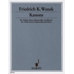 KANONS (1971) : FUER VIOLINE, HORN - Friedrich K. Wanek