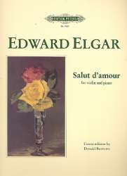 Salut d'amour op.12 : für Violine - Edward Elgar