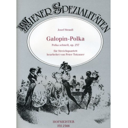 Galopin-Polka op.237 : für Streichquartett -Josef Strauss