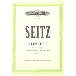 Konzert D-Dur op.22 für Violine - Friedrich Seitz
