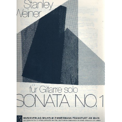 Sonata no.1 op.22 : für Gitarre - Stanley Weiner