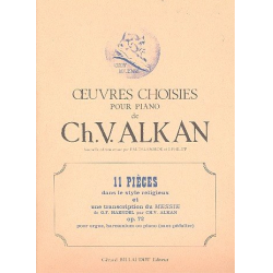 11 pièces dans le style religieux  op.72 - Charles Henri Valentin Alkan