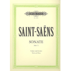 Sonate op.75 : für Violine und Klavier - Camille Saint-Saens