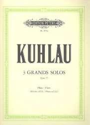 3 grands solos op.57 : für Flöte - Friedrich Daniel Rudolph Kuhlau