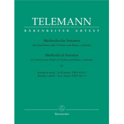 Methodische Sonaten Band 4 : - Georg Philipp Telemann
