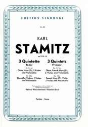 3 Quintette Es-Dur : für Oboe (Nr.1+2), - Carl Stamitz