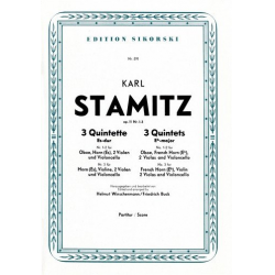 3 Quintette Es-Dur : für Oboe (Nr.1+2), - Carl Stamitz