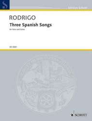 3 spanish Songs : for voice and - Joaquin Rodrigo