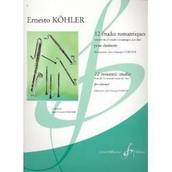 12 études mignonnes : pour clarinette -Ernesto Köhler