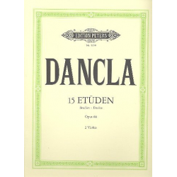 15 Etüden op.68 : für 2 Violen -Jean Baptiste Charles Dancla