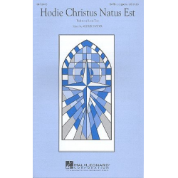 Hodie christus natus est for mixed chorus -Audrey Snyder