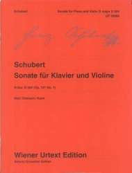 Sonate D-Dur op.137,1 D384 : für Violine und -Franz Schubert / Arr.Hans Kann