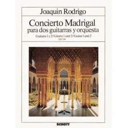 Concierto madrigal : für 2 Gitarren - Joaquin Rodrigo