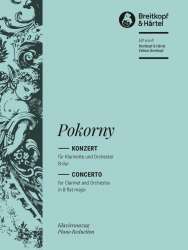 Konzert B-Dur für Klarinette und - Franz Xaver Pokorny / Arr. D. Manicke