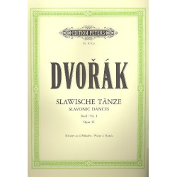 Slawische Tänze op.46 Band 1 : - Antonin Dvorak