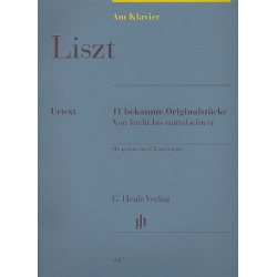11 bekannte Originalstücke von leicht bis mittelschwer : - Franz Liszt