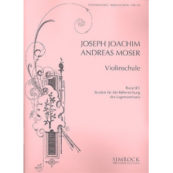 Violinschule Band 2 Teil 1 : - Joseph Joachim