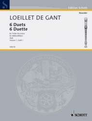 6 Duette Band 1 : für - Jean Baptiste Loeillet de Gant