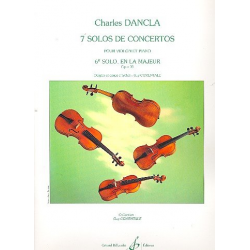 Concerto la majeur no.6 op.95 : -Jean Baptiste Charles Dancla