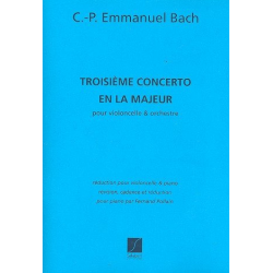 Concerto la majeur no.3 pour -Carl Philipp Emanuel Bach