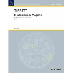 In memoriam Magistri : für Flöte, Klarinette und - Michael Tippett