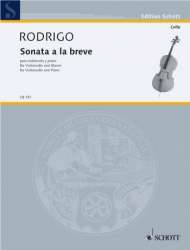 Sonata à la breve : für Violoncello - Joaquin Rodrigo