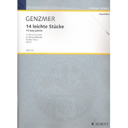 14 leichte Stücke : für Streichorchester - Harald Genzmer