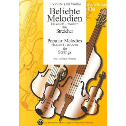 Beliebte Melodien Band 2 - 3. Violine (= Viola) -Diverse / Arr.Alfred Pfortner