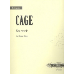 Souvenir : for organ (1983) Großformat - John Cage