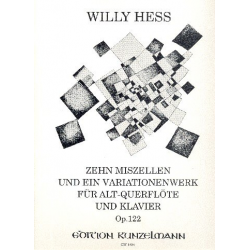 10 Miszellen und ein Variationenwerk op.122 : - Willy Hess