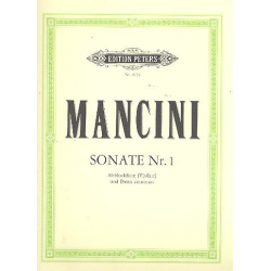 Sonate d-Moll Nr.1 : für - Francesco Mancini