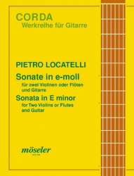Sonate e-Moll op.5,2 : für 2 Violinen -Pietro Locatelli