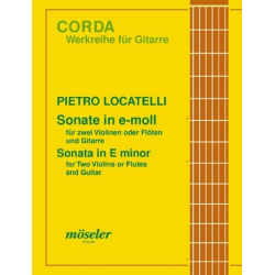 Sonate e-Moll op.5,2 : für 2 Violinen -Pietro Locatelli