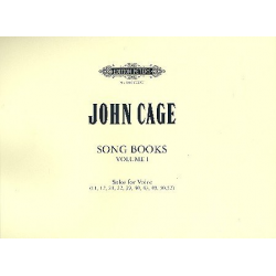 Selections from Song Books vol.1 : - John Cage