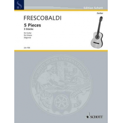 5 Stücke : für Gitarre - Girolamo Frescobaldi