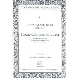 Hodie Christus natus est - Giovanni Valentini