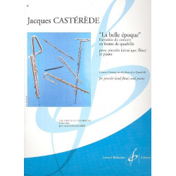 La belle époque : pour piccolo - Jacques Castérède